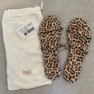 Cheetah Print Tkees Sandals